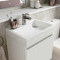 Mura Wall Hung 1-Door Vanity Unit L-Shaped Basin 500mm - Gloss White