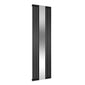 Reina Reflect Mirrored Designer Vertical Radiator 1800 x 445 W Black/White Mirror - welovecouk