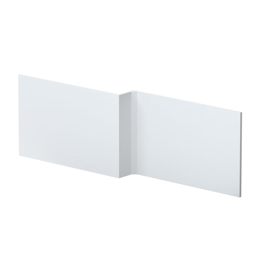  Nuie Elbe/Blocks 1700mm Square Shower Bath Front Panel - Satin White