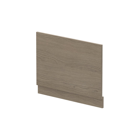  Nuie Straight End Panel & Plinth (750mm) - Solace Oak Woodgrain