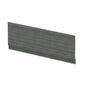Nuie Straight Front Panel & Plinth (1700mm) - Anthracite Woodgrain