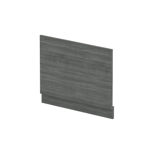  Nuie Straight End Panel & Plinth (750mm) - Anthracite Woodgrain
