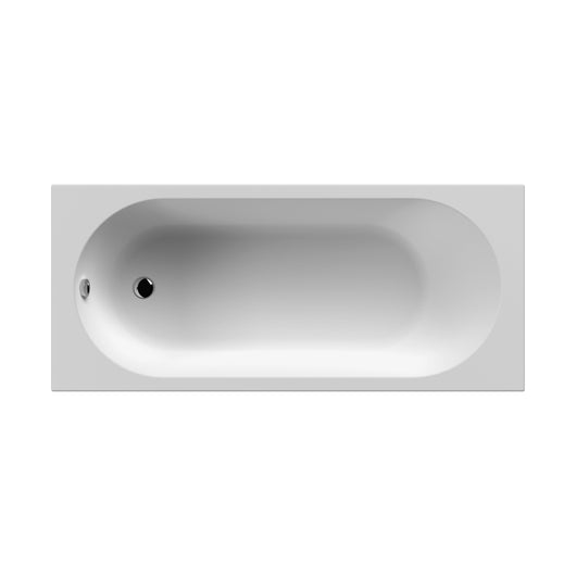  Nuie Otley Round Straight Bath  1675 x 700mm - White