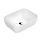 Hudson Reed 455mm Square Vessel - Matt White
