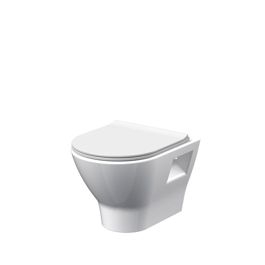  Nuie Freya Wall Hung Pan & SC Seat (PP) - White