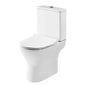 Aria Rimless Close Coupled Toilet with Melbourne 450mm Cloakroom Basin