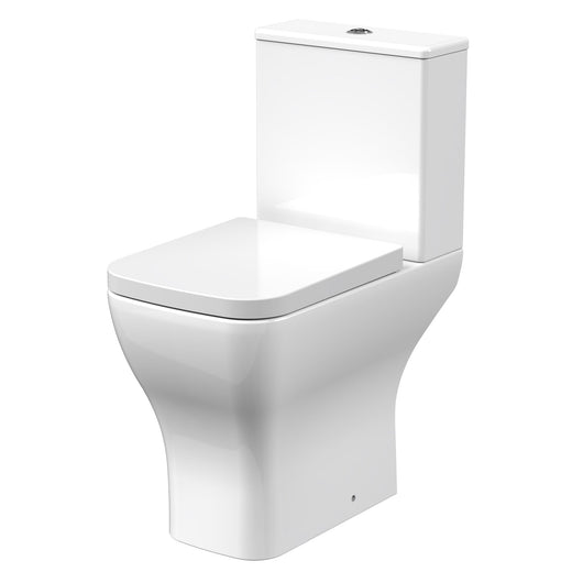  Nuie Ava Comfort Height Pan - Cistern & Seat - White