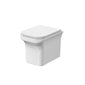 Nuie Ava Wall Hung Pan & Soft Close Seat - White - NCG540