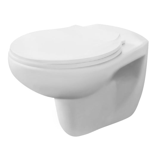  Nuie Melbourne Wall Hung Pan & Seat - White