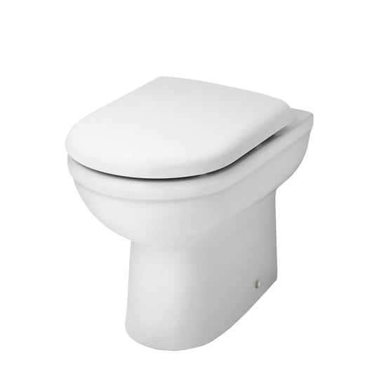  Nuie Ivo Comfort Height Back To Wall Pan - White