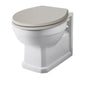 Hudson Reed Carlton Wall Hung Pan - White - welovecouk