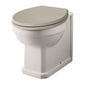 Hudson Reed Richmond Comfort Height BTW Pan with Seat - White