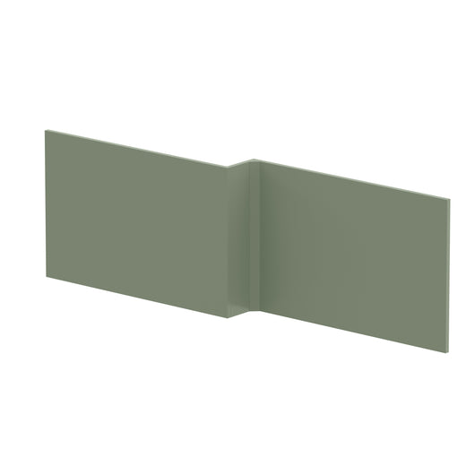  Hudson Reed 1700mm Shower Bath Front Panel - Satin Green