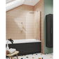Nuie Straight Front Panel & Plinth (1800mm) - Anthracite Woodgrain - welovecouk