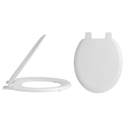  Nuie Traditional Toilet Seat Plastic Hinges    - White