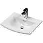 Nuie Athena 500mm Wall Hung Vanity With Basin 4 - Anthracite Woodgrain - ATH018G