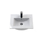 Nuie Deco 500mm Floor Standing 2 Door Vanity & Basin 2 - Satin Anthracite