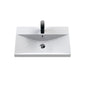 Nuie Arno 600mm Wall Hung 2-Drawer Vanity & Basin 3 - Gloss White