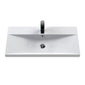 Nuie Deco 800mm Wall Hung 2-Drawer Vanity & Basin 3 - Satin Green - welovecouk