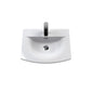 Nuie Deco 500mm Wall Hung Single Drawer Vanity & Basin 4 - Satin White