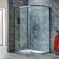 ShowerWorx Ocean 1200 x 900mm Single Sliding Door Offset Quadrant Shower Enclosure - 8mm Glass