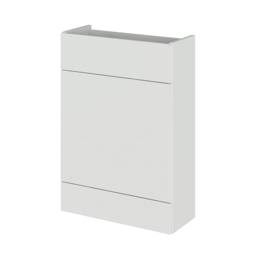  Hudson Reed Fusion 600mm WC Unit - Compact - Gloss Grey Mist
