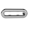  Hudson Reed Oval Chrome Overflow Cover - Chrome - welovecouk