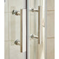 Nuie Pacific D Shape Pacific 1050mm D Shape Enclosure - Polished Chrome - AQUD2