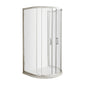 Nuie Pacific D Shape Pacific 1050mm D Shape Enclosure - Polished Chrome - AQUD2H3 - welovecouk