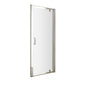 Nuie Pacific Pivot Door Pacific 760mm with Zinc Handle - Polished Chrome