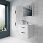 Nuie Parade 800mm Wall Hung Cabinet & Basin - Gloss White