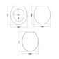 Bayswater Porchester Traditional Toilet Seat - Pointing White