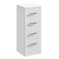 Buckingham 1564mm Gloss White Toilet & Vanity Unit with Basin , Drawer Unit & Laundry Unit - welovecouk