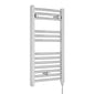 Electric Only Heated Towel Rail 720mm H x 400mm W - Chrome