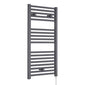 Electric Only Heated Towel Rail 920mm H x 480mm W - Anthracite