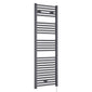 Electric Only Heated Towel Rail 1375mm H x 480mm W - Anthracite