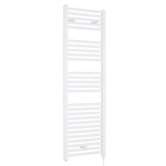  Electric Only Heated Towel Rail 1375mm H x 480mm W - White