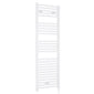Electric Only Heated Towel Rail 1375mm H x 480mm W - White