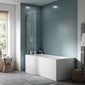 Nuie Shower Bath Front Panel (1500mm) - White - WBP202