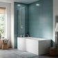 Nuie Shower Bath Front Panel (1700mm) - White - WBP200