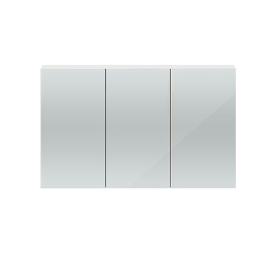  Hudson Reed Quartet 1350mm Mirror Cabinet - White Gloss