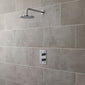 Nuie Quest Rectangular Concealed Shower Dual Valve with Diverter - Chrome