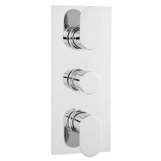  Hudson Reed Reign Triple Thermostatic Shower Valve With Diverter - Chrome