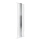 Reina Reflect Mirrored Designer Vertical Radiator 1800 x 445 W Black/White Mirror - welovecouk