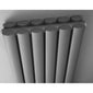 Nuie Revive Double Panel Designer Radiator - Anthracite - HLA79