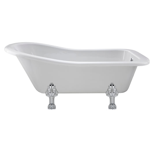  Hudson Reed Brockley Freestanding Bath - Pride Leg Set (1700mm) - White