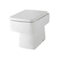 Deus 500mm Toilet and Basin Combination Unit - Gloss Grey