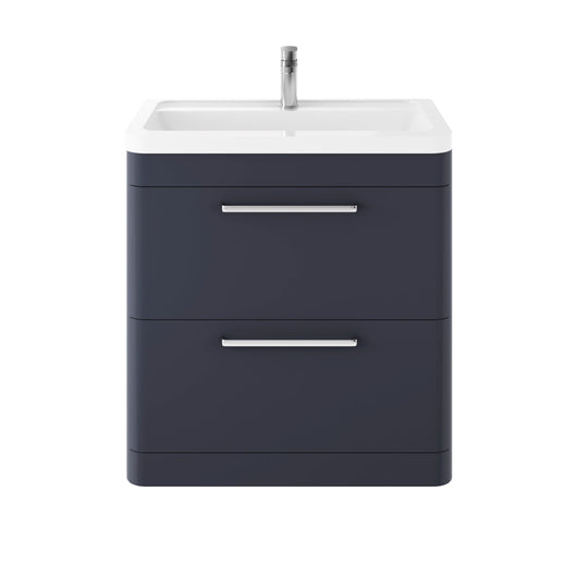  Hudson Reed Solar Floor Standing 800mm Cabinet & Ceramic Basin - Indigo Blue