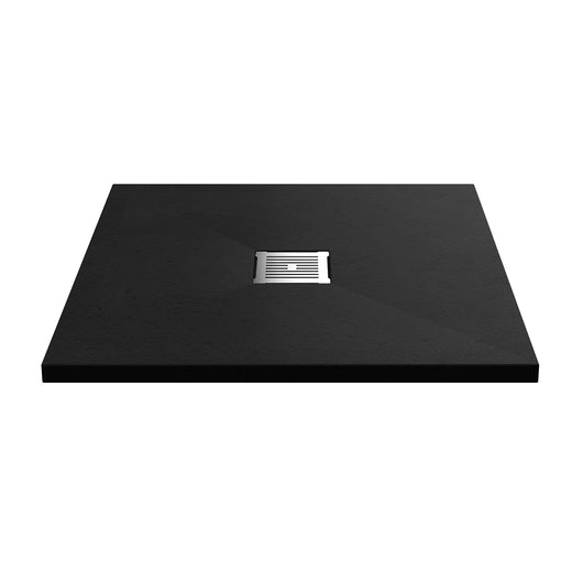  Slate Black Slimline 900 x 900mm Square Shower Tray