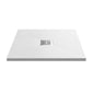 Slate White Slimline 800 x 800mm Square Shower Tray